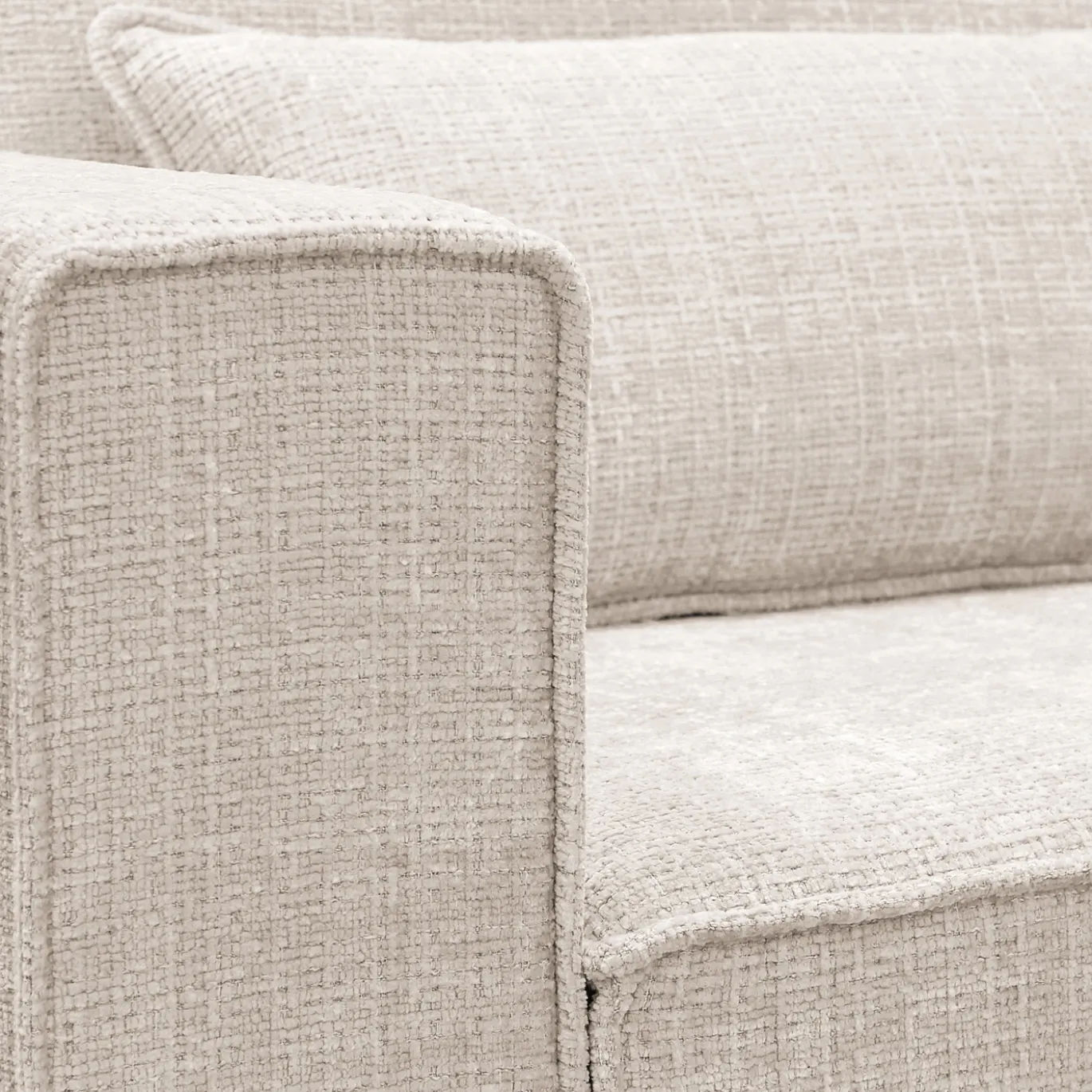 Hoekbank Addison 3-Zits Cremona Beige Rechts - Giga Meubel