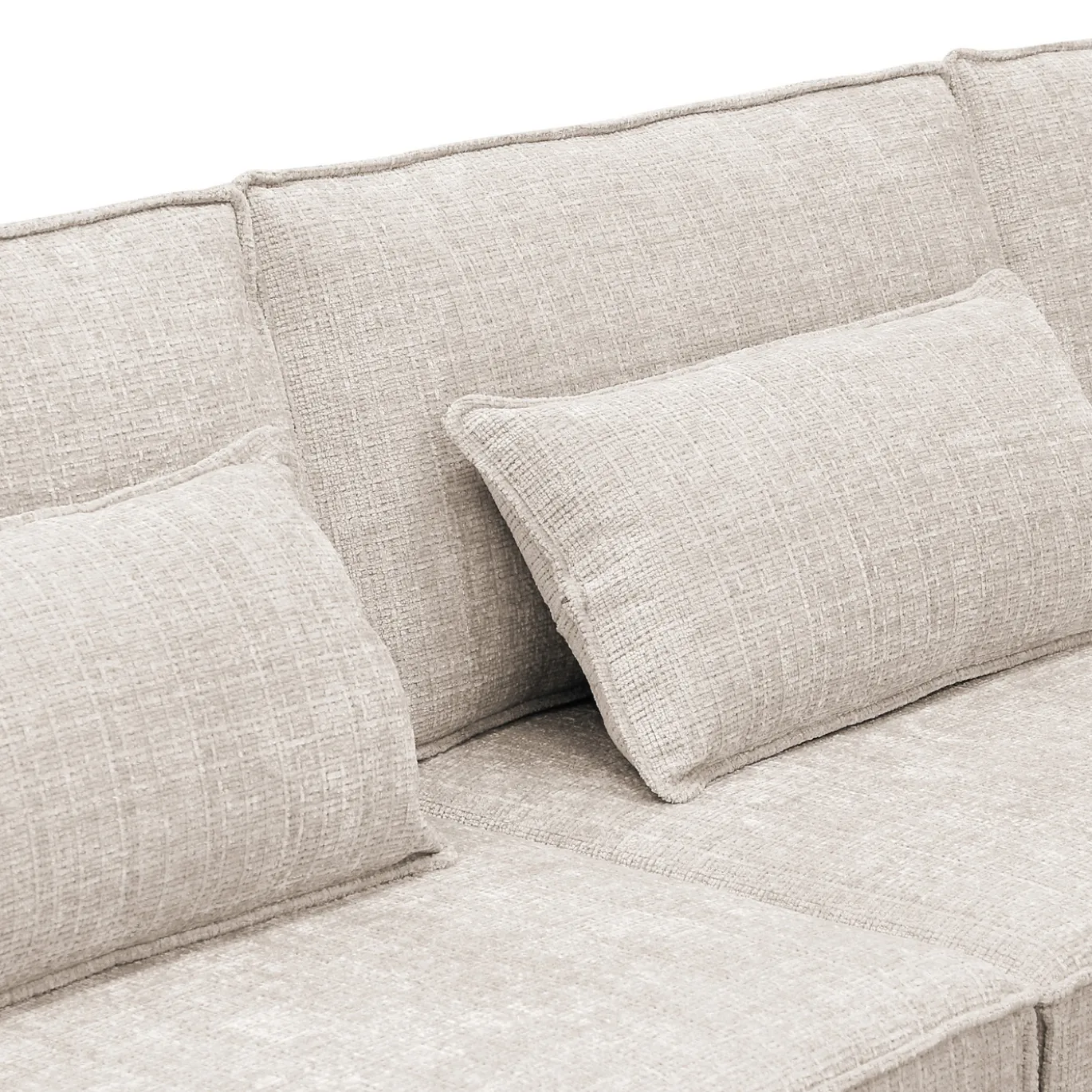 Hoekbank Addison 3-Zits Cremona Beige Rechts - Giga Meubel