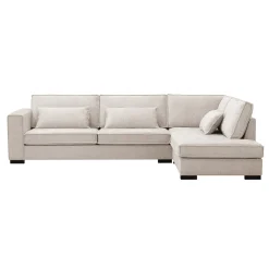Hoekbank Addison 3-Zits Cremona Beige Rechts - Giga Meubel