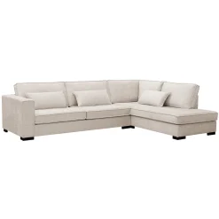 Hoekbank Addison 3-Zits Cremona Beige Rechts - Giga Meubel