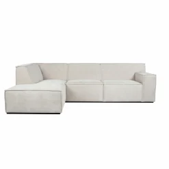 Hoekbank Benson 3-Zits Cremona Beige Links - Giga Meubel