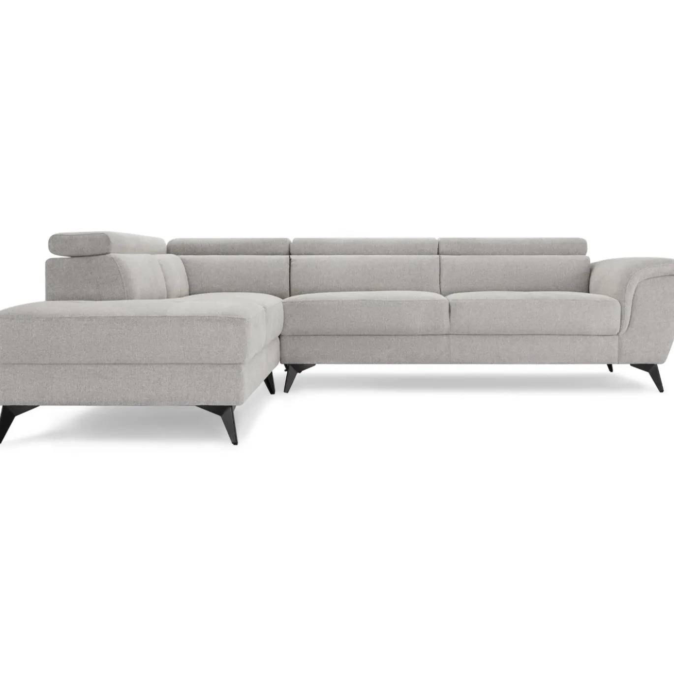 Hoekbank Betis Links Grijs - Giga Meubel