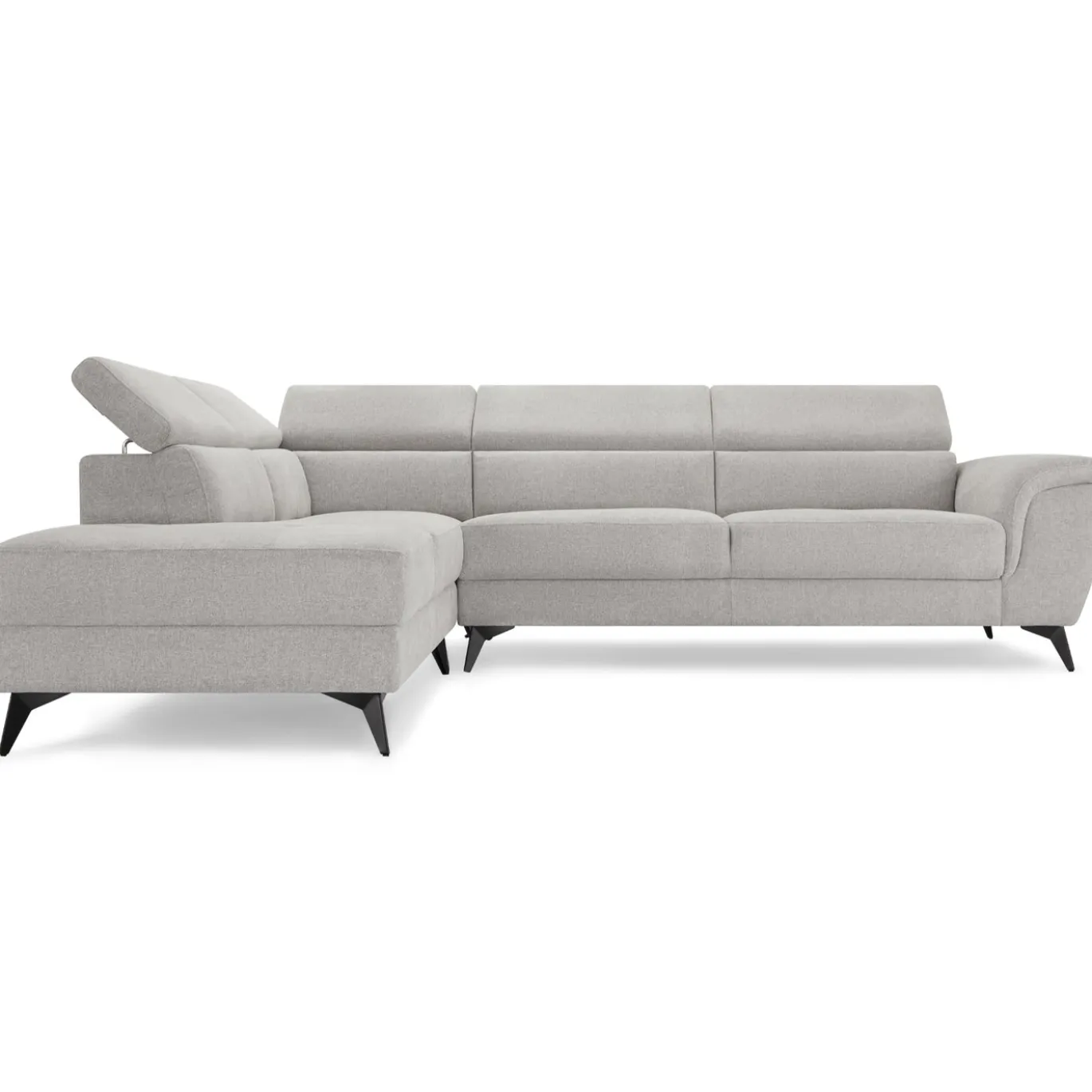 Hoekbank Betis Links Grijs - Giga Meubel