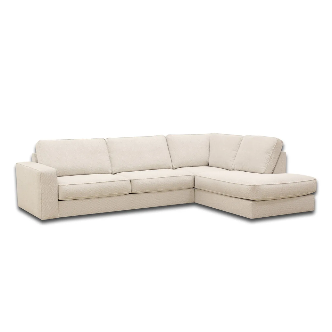 Hoekbank Easton 3-Zits Egon Naturel Rechts - Giga Meubel