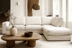 Hoekbank Easton 3-Zits Egon Naturel Rechts - Giga Meubel