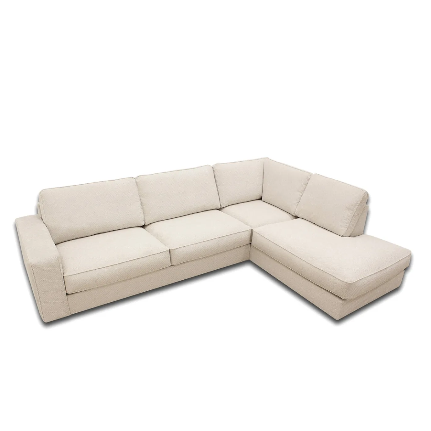 Hoekbank Easton 3-Zits Egon Naturel Rechts - Giga Meubel