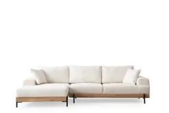 Hoekbank Eti Oak Wit Links