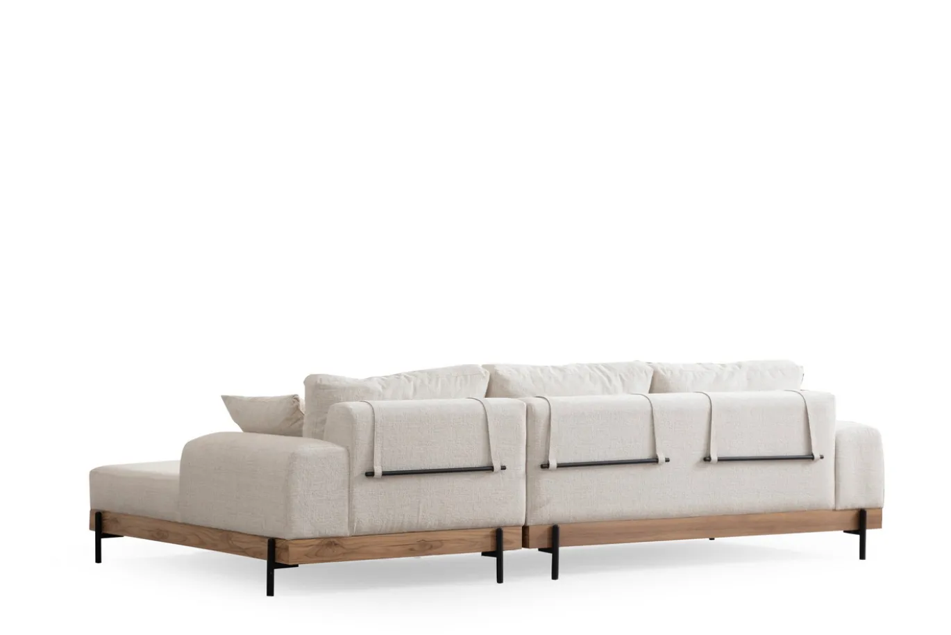 Hoekbank Eti Oak Wit Rechts