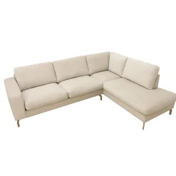 Hoekbank Gwen 3-Zits Vinci Beige Rechts - Giga Meubel