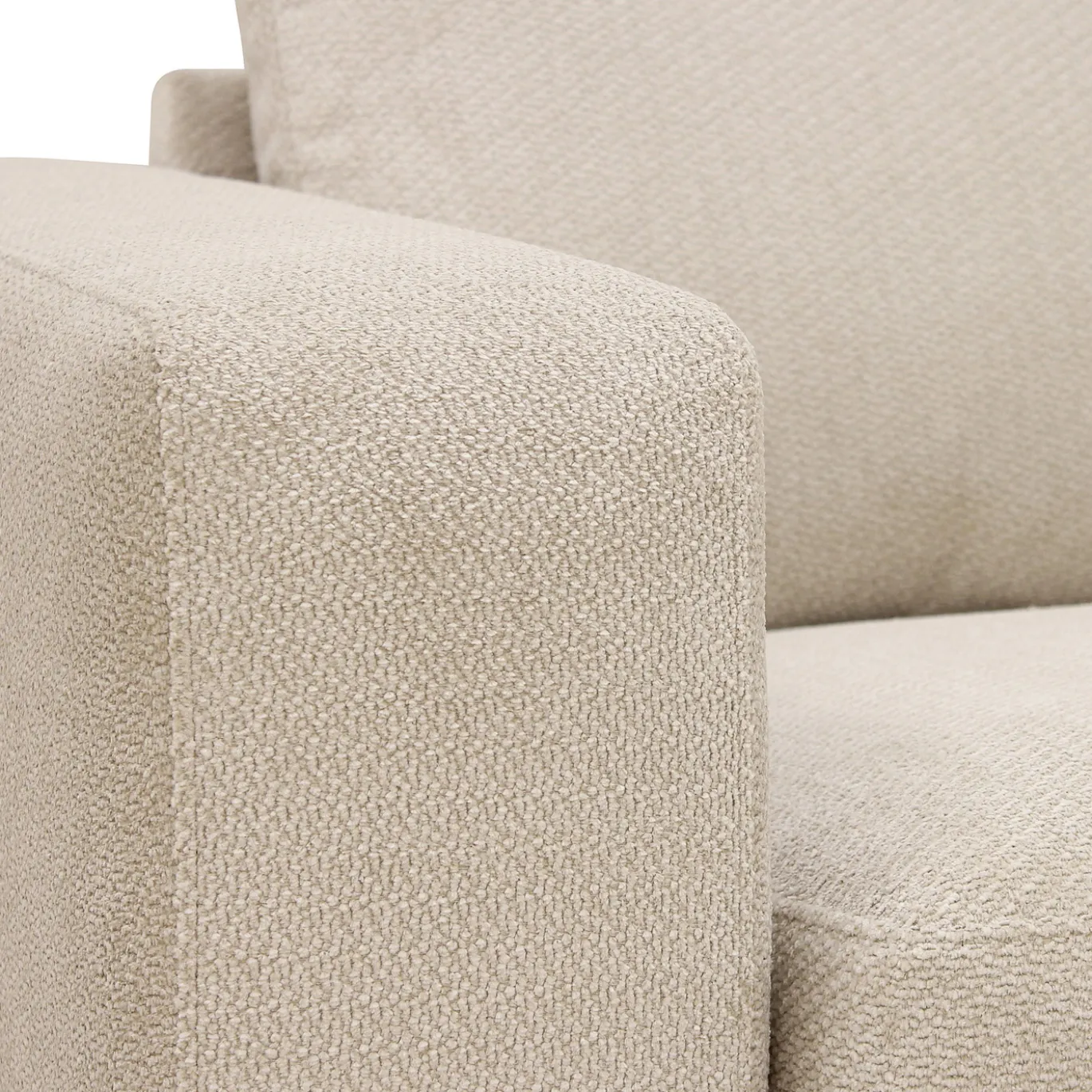Hoekbank Gwen 3-Zits Vinci Beige Rechts - Giga Meubel