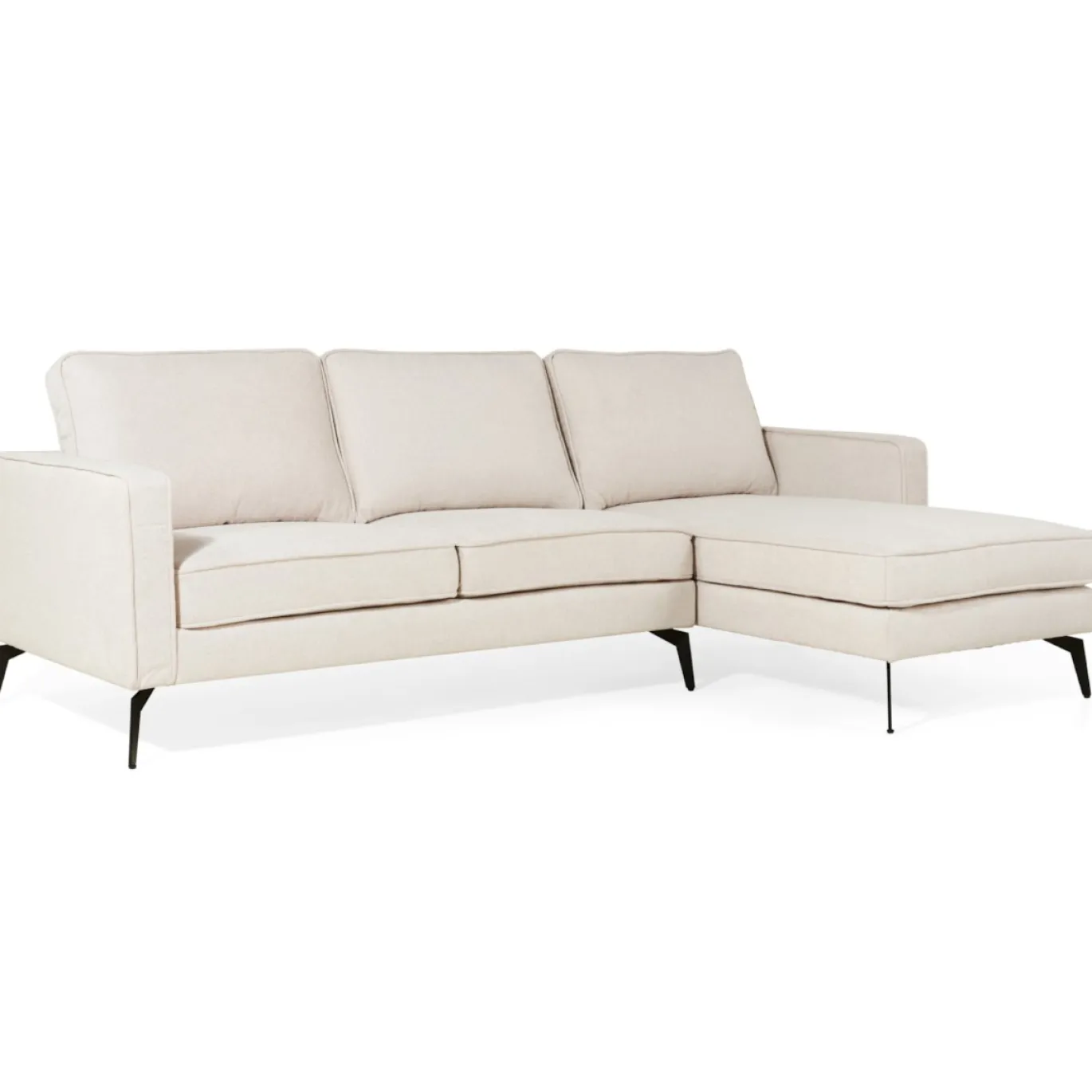 Hoekbank Jackson Linnen Beige - Giga Meubel