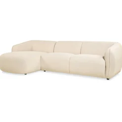 Hoekbank Laila Stof Beige Links - Giga Meubel