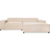 Hoekbank Lara Beige Rechts - Giga Meubel