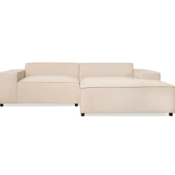 Hoekbank Lara Beige Rechts - Giga Meubel