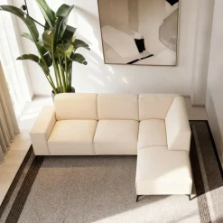Hoekbank Maddox 3-Zits Holms Beige Rechts - Giga Meubel