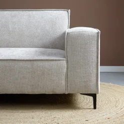 Hoekbank River met Ottoman Links Majestic Beige