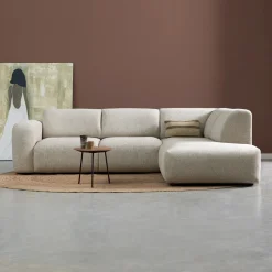 Hoekbank Soul met Ottoman Rechts Sole Beige
