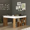 Hoekbureau Catania Melamine Atlantic Pine Wit