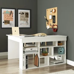 Hoekbureau Catania Melamine Wit