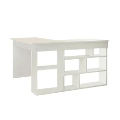 Hoekbureau Catania Melamine Wit