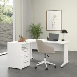 Hoekbureau Prima Wit - Giga Living