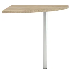Hoekbureau Prima 80x80cm Eikenlook/Grijs - Giga Living