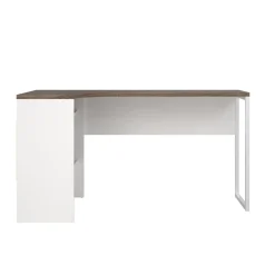 Hoek-kantoorbureau Function Plus Wit Truffel - Giga Living