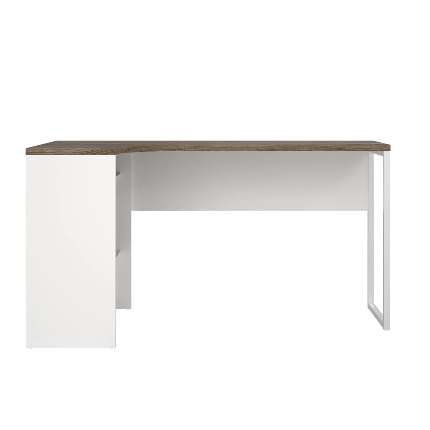 Hoek-kantoorbureau Function Plus Wit Truffel - Giga Living