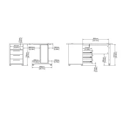 Hoek-kantoorbureau Prima Naturel - Giga Living