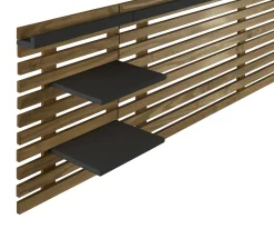 Hoofdbord 240 Nidra Wax-ir/zwart - Giga Meubel