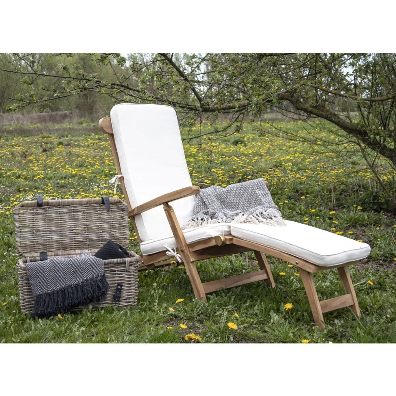 House Nordic Arrecife Tuinstoel Kussen Wit