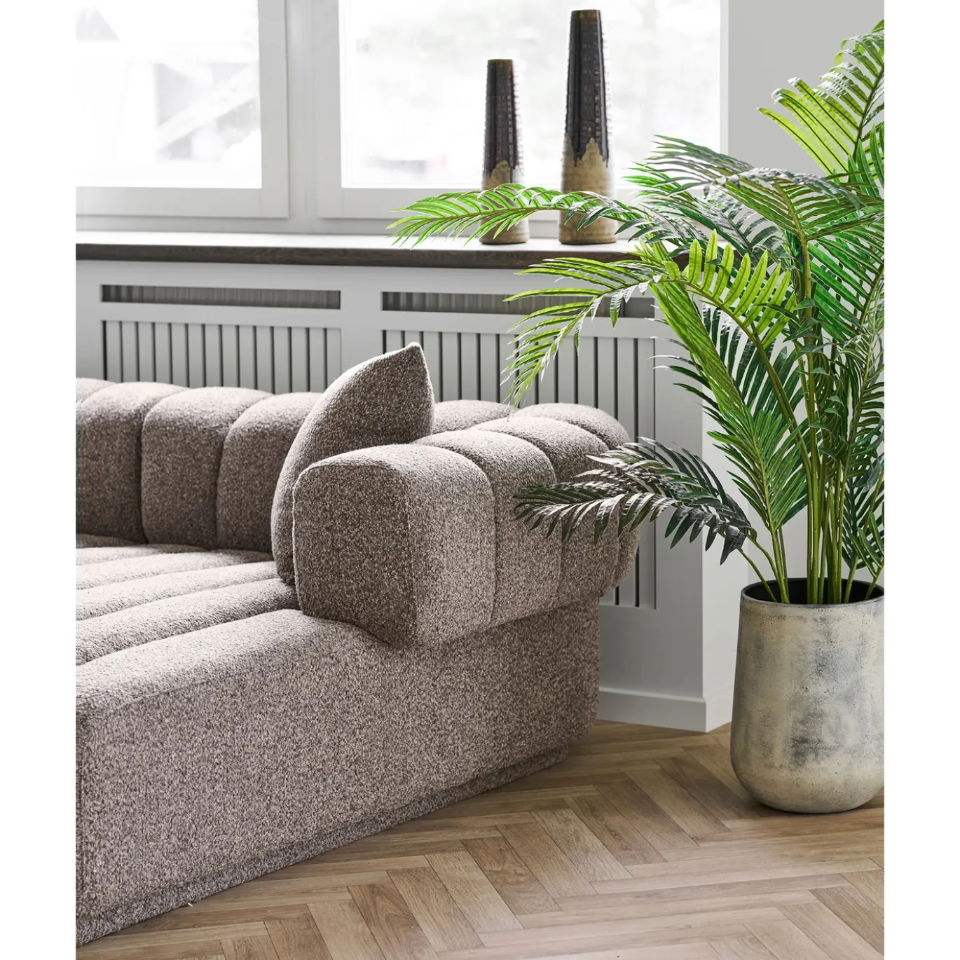House Nordic Bank Aurora Lounge Bruin Rechts