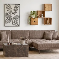 House Nordic Bank Lido Lounge Sofa Bruin Rechts