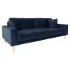 House Nordic Bank Lido 3 Zits Velvet Donkerblauw