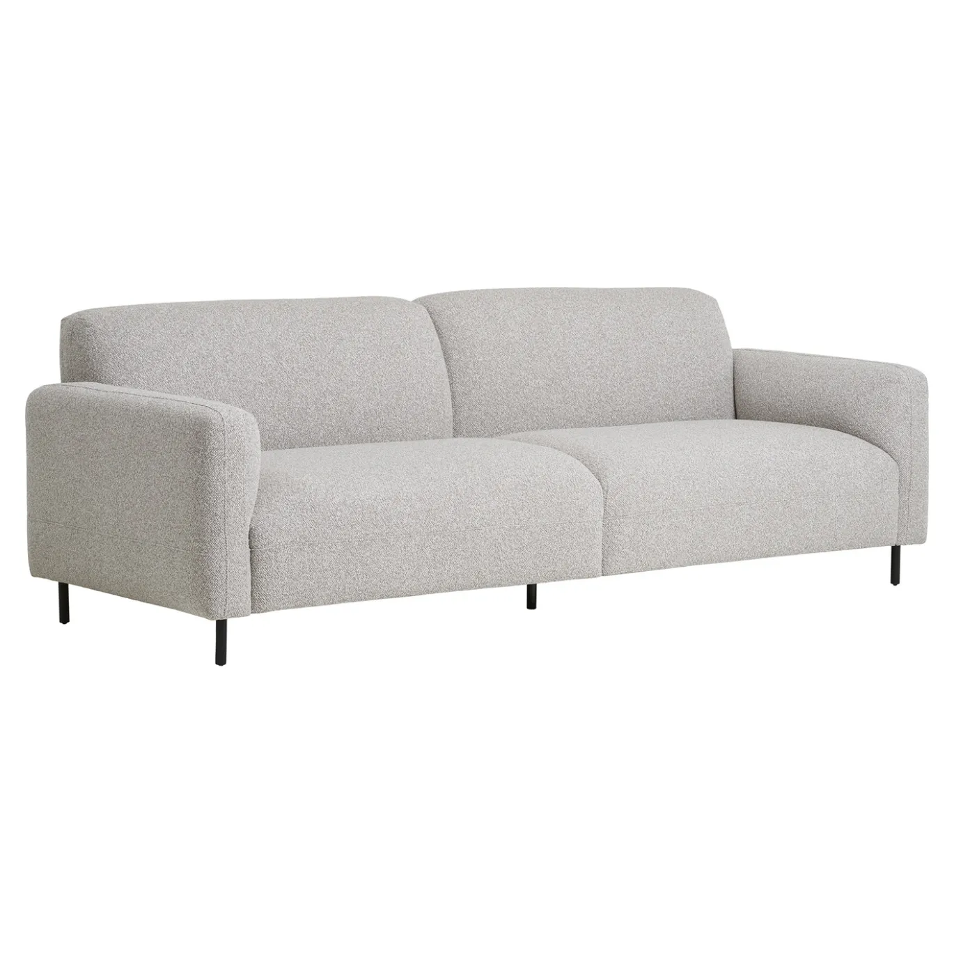 House Nordic Bank Salvador 3-Zits Bouclé Lichtgrijs