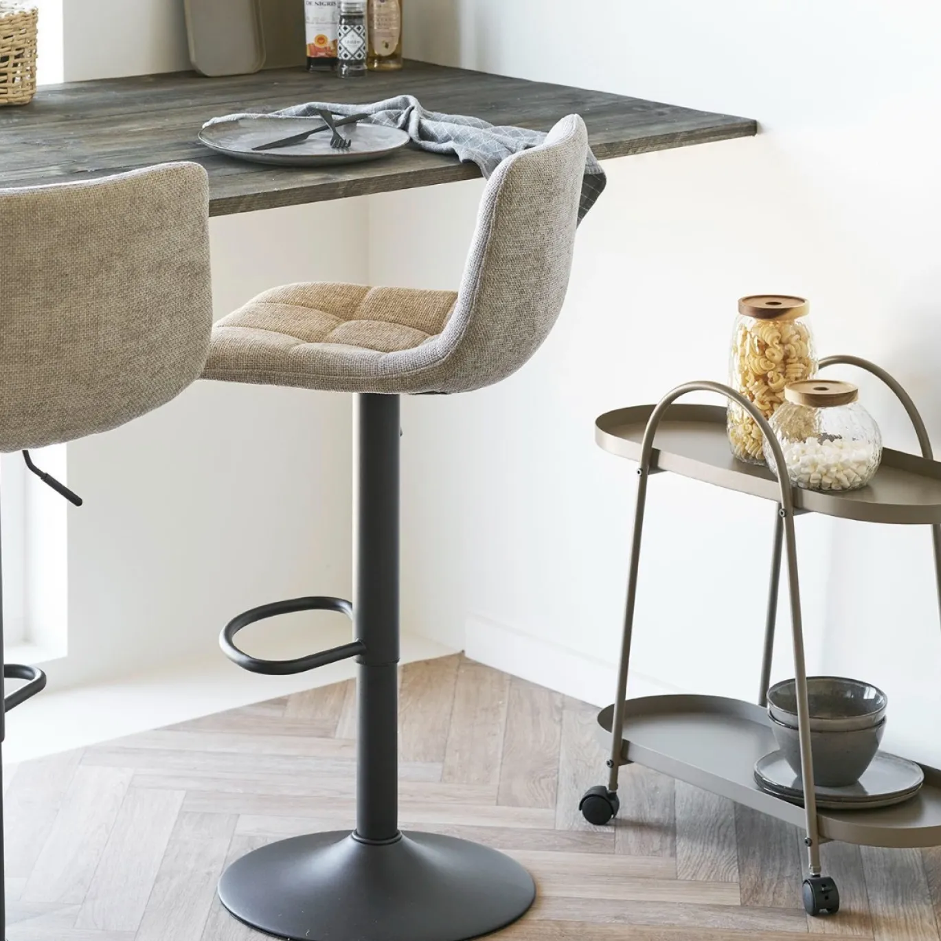 House Nordic Barkruk Middelfart Grijs