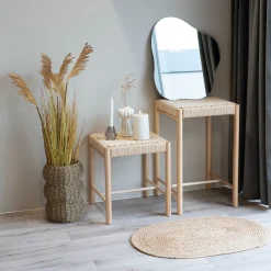 House Nordic Barstoel Abano Populier Naturel Wicker