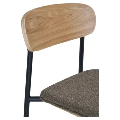 House Nordic Barstoel Estepona Essenhout Bruin