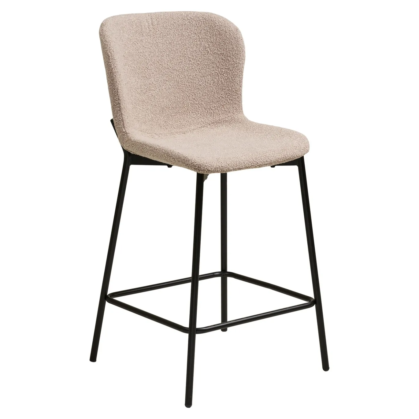 House Nordic Barstoel Maceda Bouclé Beige