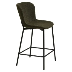 House Nordic Barstoel Maceda Bouclé Groen