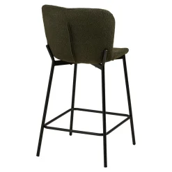 House Nordic Barstoel Maceda Bouclé Groen