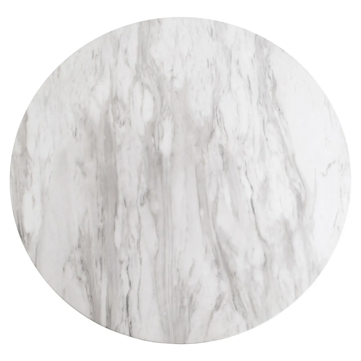House Nordic Bartafel Bolzano Marmerlook Wit/Goud Ø70cm