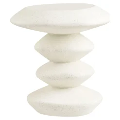 House Nordic Bijzettafel Blackburn Fiberclay Wit