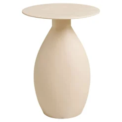 House Nordic Bijzettafel Calais Metaal Off-White ø36x50cm