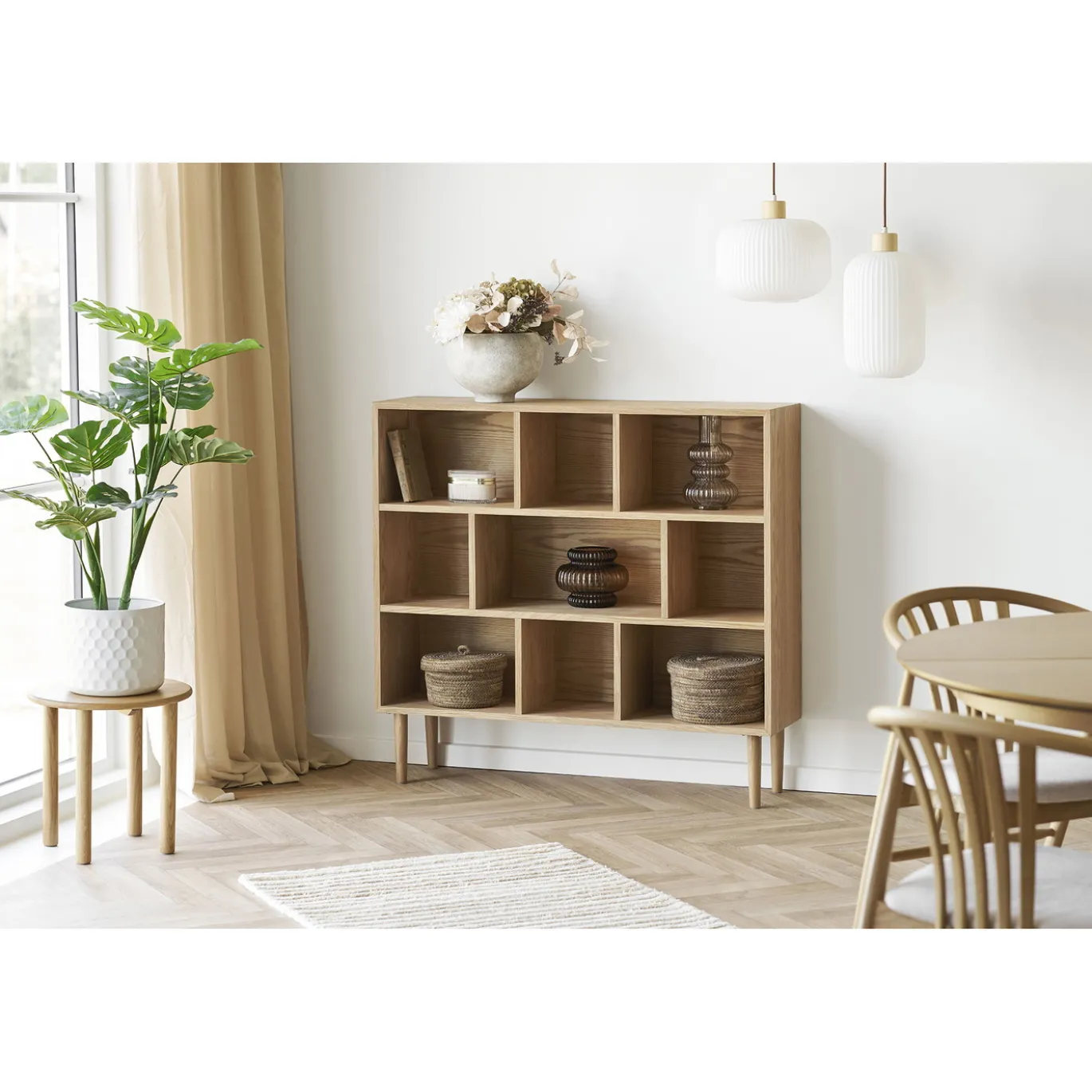 House Nordic Bijzettafel Jena Eiken Naturel ø40cm