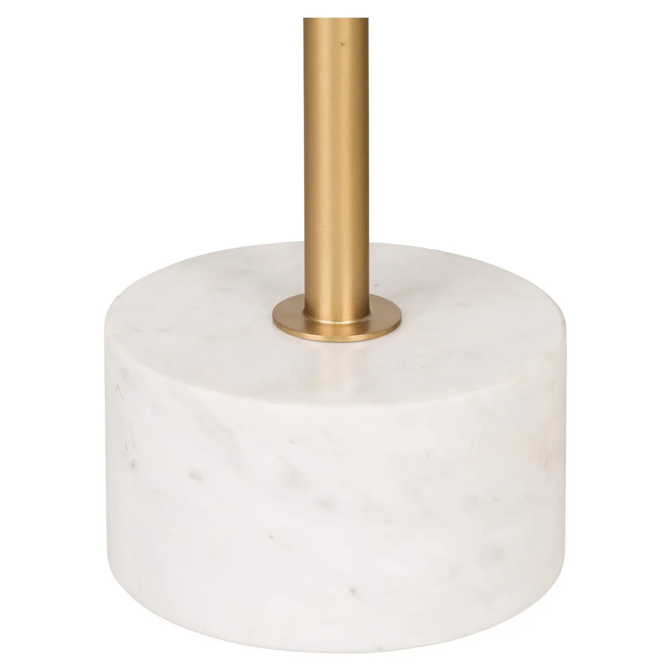 House Nordic Bijzettafel Lecco Koper/Marmer Ø51x52cm