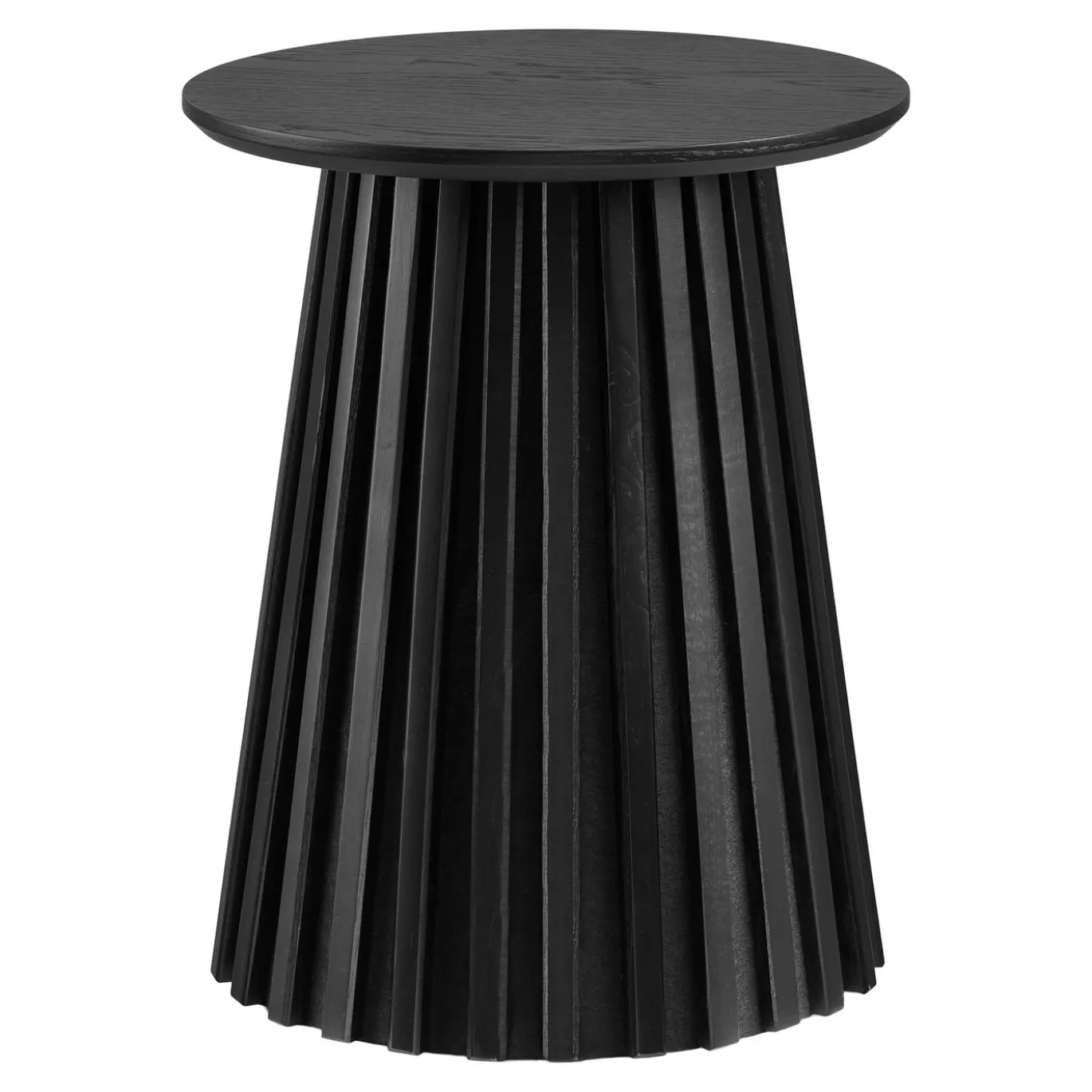House Nordic Bijzettafel Osaka Zwart Ø40cm