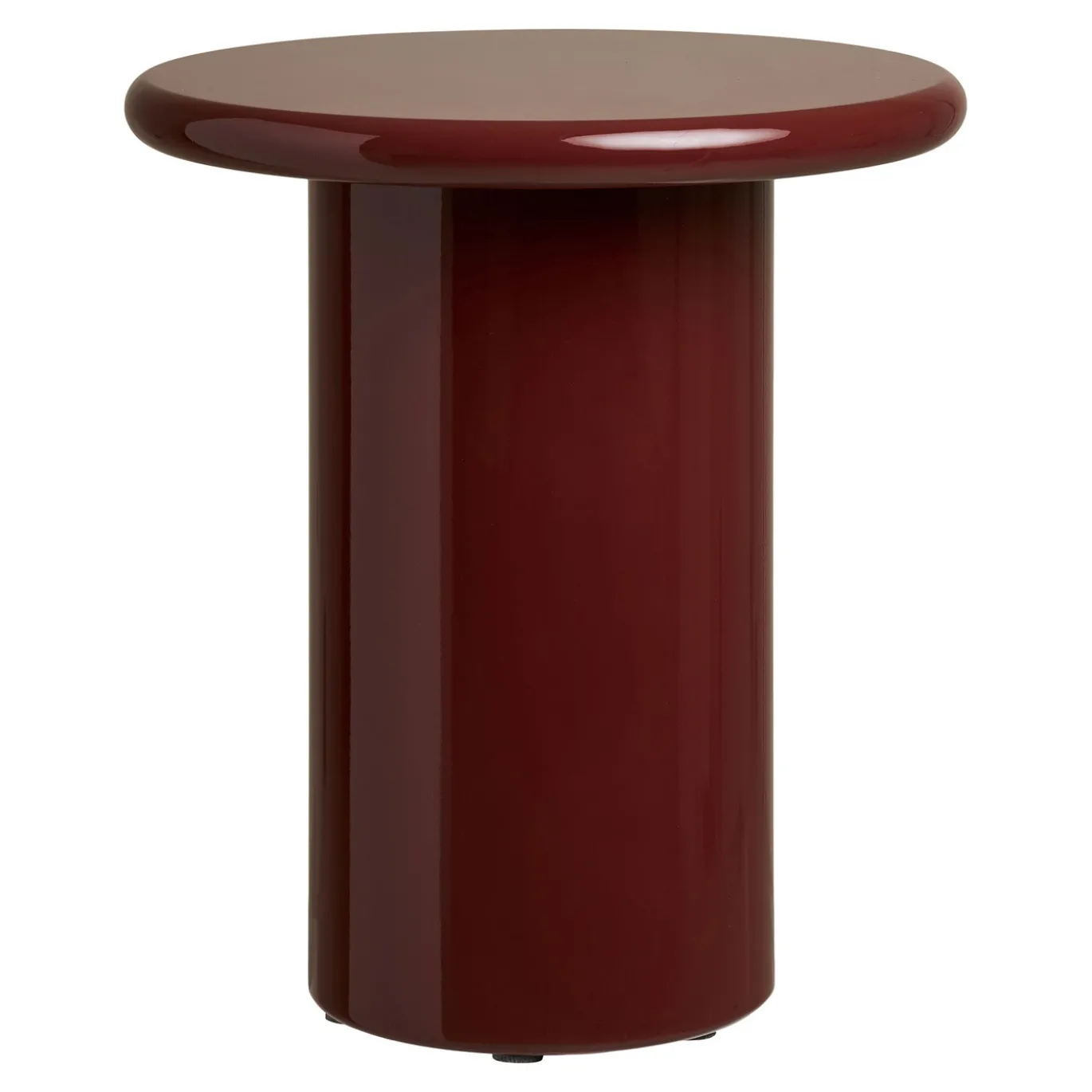 House Nordic Bijzettafel Otago Bordeaux ø45cm