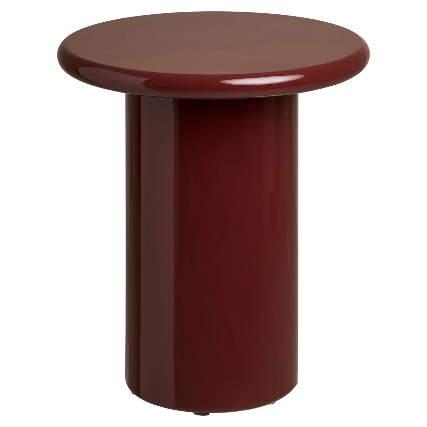 House Nordic Bijzettafel Otago Bordeaux ø45cm