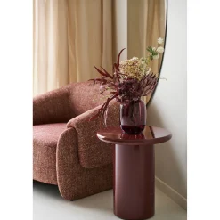House Nordic Bijzettafel Otago Bordeaux ø45cm